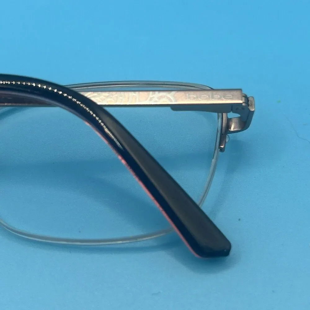 BEBE BB5188 770 Rose Gold/Half Rim— 51-17-135 11/C9– Optical Eyeglasses